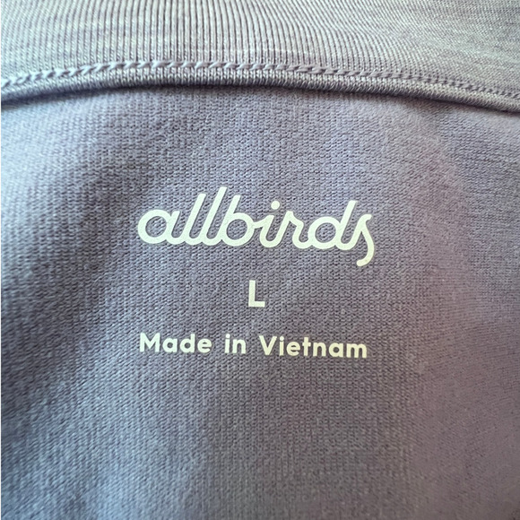 Allbirds Top Wmns Large Quarter Zip Pullover Sweatshirt Mid Layer Run Purple NEW - Picture 3 of 13